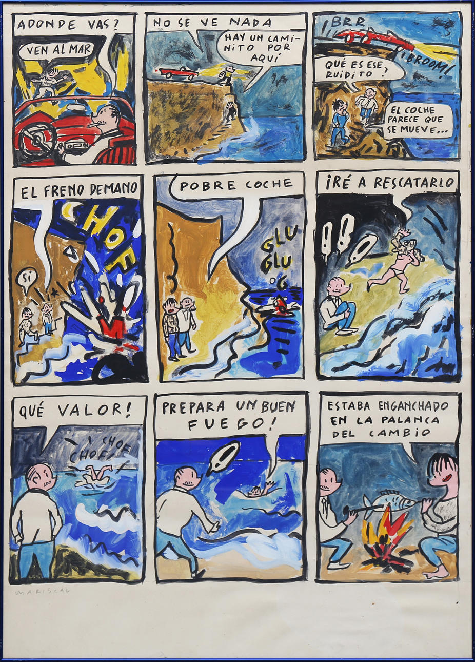 JAVIER MARISCAL. Nueve viñetas.