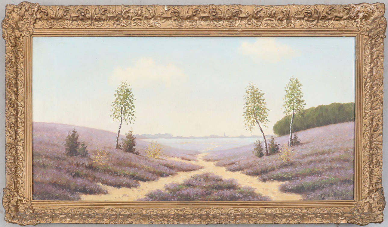 Unknown artist. oil on canvas, signed. Art - Paintings - Auctionet