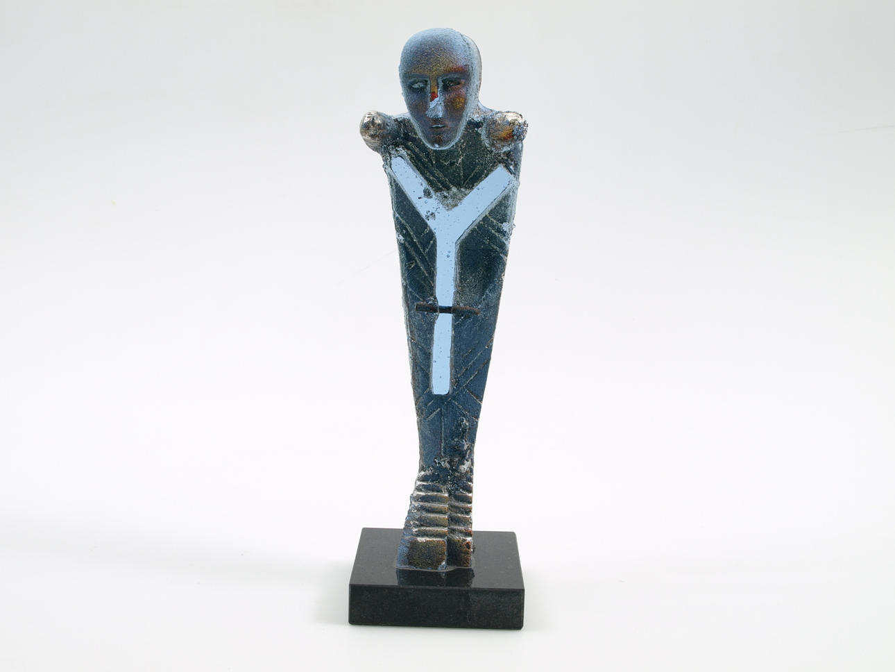 BERTIL VALLIEN. Skulptur, glas, prov, signerad B. Vallien.