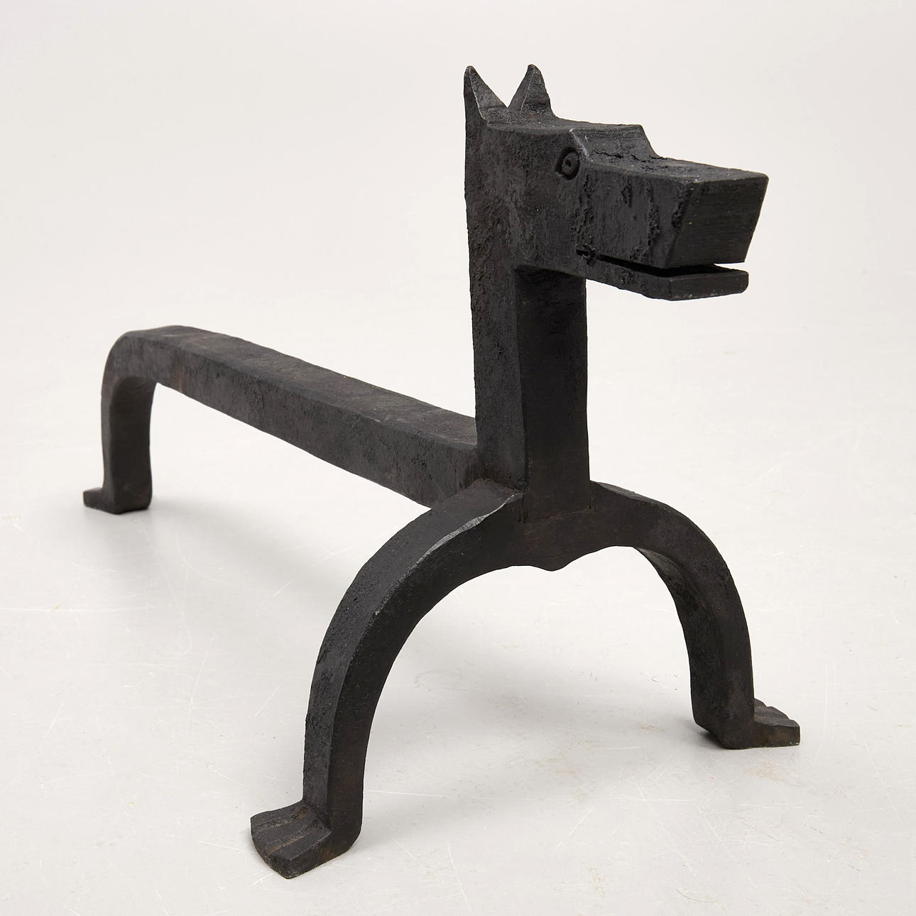 FIRE DOG, cast iron.