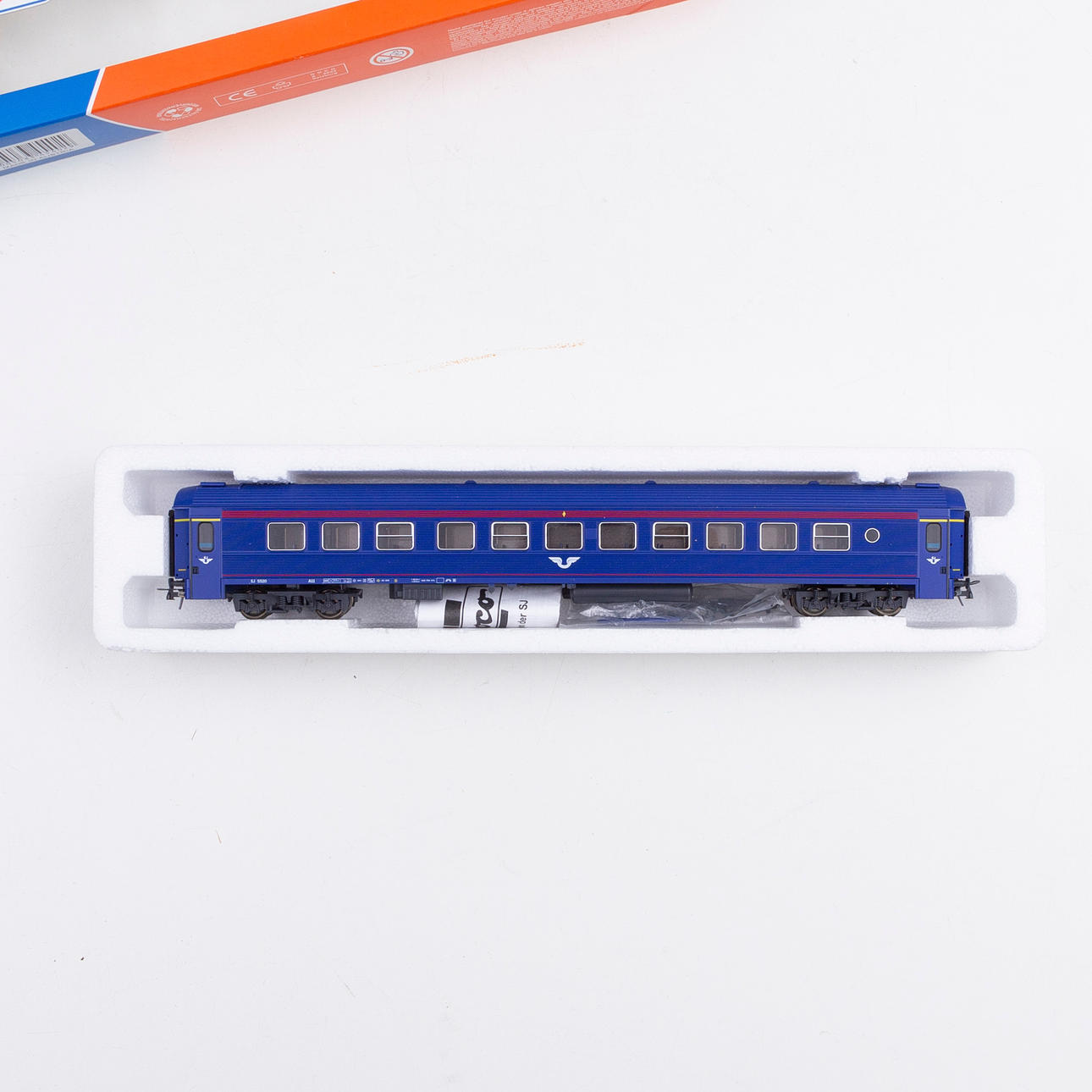 TÅGVAGN, Roco, blue x SJ, 1900-tal.