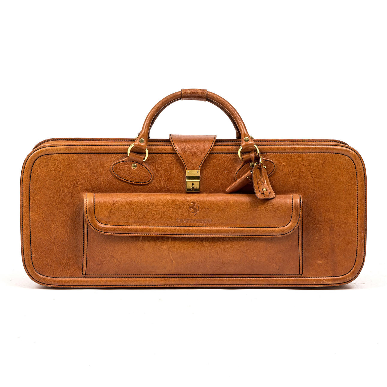 FERRARI TESTAROSSA, SCHEDONI MODENA, Tasche, angepasst an einen Ferrari Testarossa, drittes Viertel des 20. Jahrhunderts.