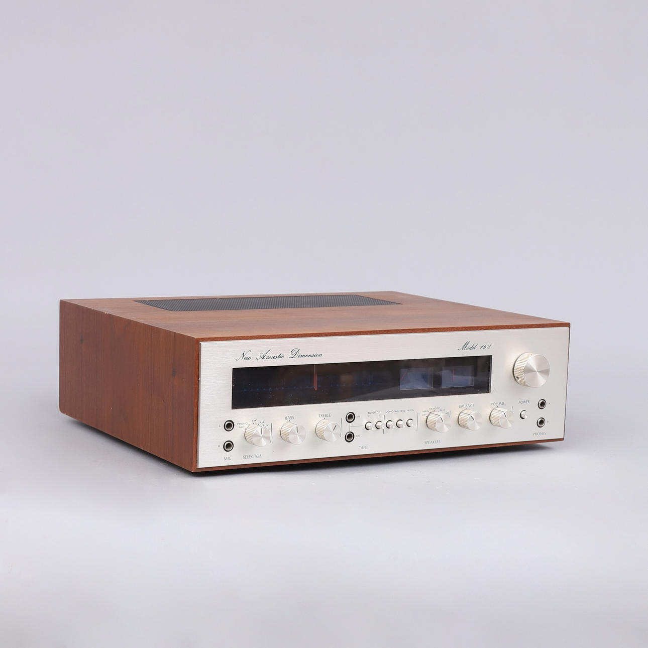 RECEIVER, New Acoustic Dimension (NAD), 1970s.