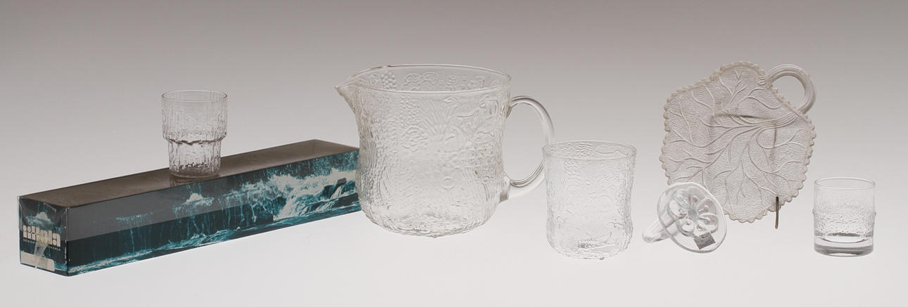 PARTI GLAS, 37 delar, mestadels Finland bland annat "Fauna" Arabia.