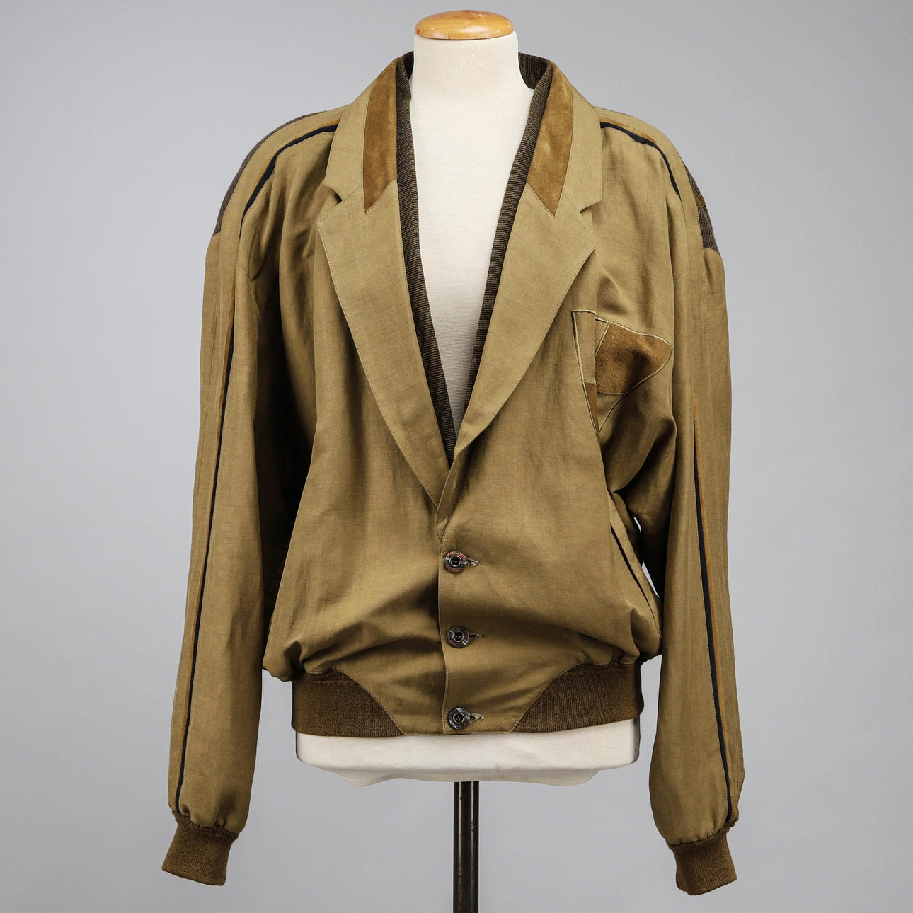 LUMBER JACKET, François Martin, Seldom, size 50, Italy, 1980s 