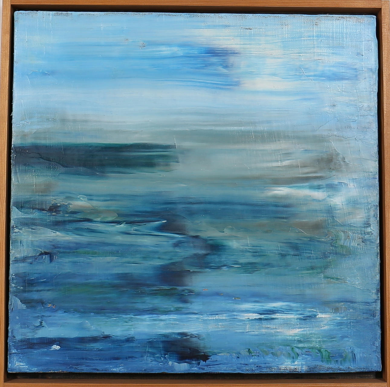 BERTIL PETERSSON. "Havs ljus" Olja på duk. Signerad a tergo och daterad -08.