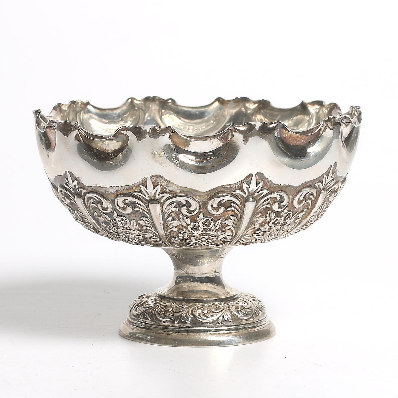 SKÅL, silver, Edingburgh, 1900-tal. Vikt 282 gram.