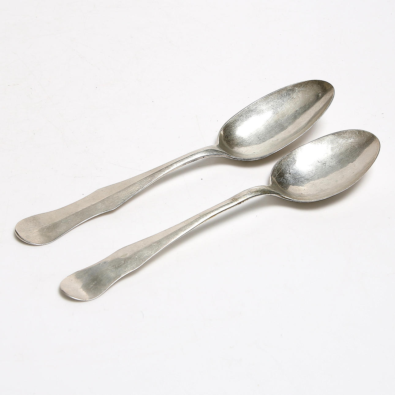 MATSKEDAR, 2 st, silver, Erik Ramstedt, Härnösand. 1798 respektive 1807.