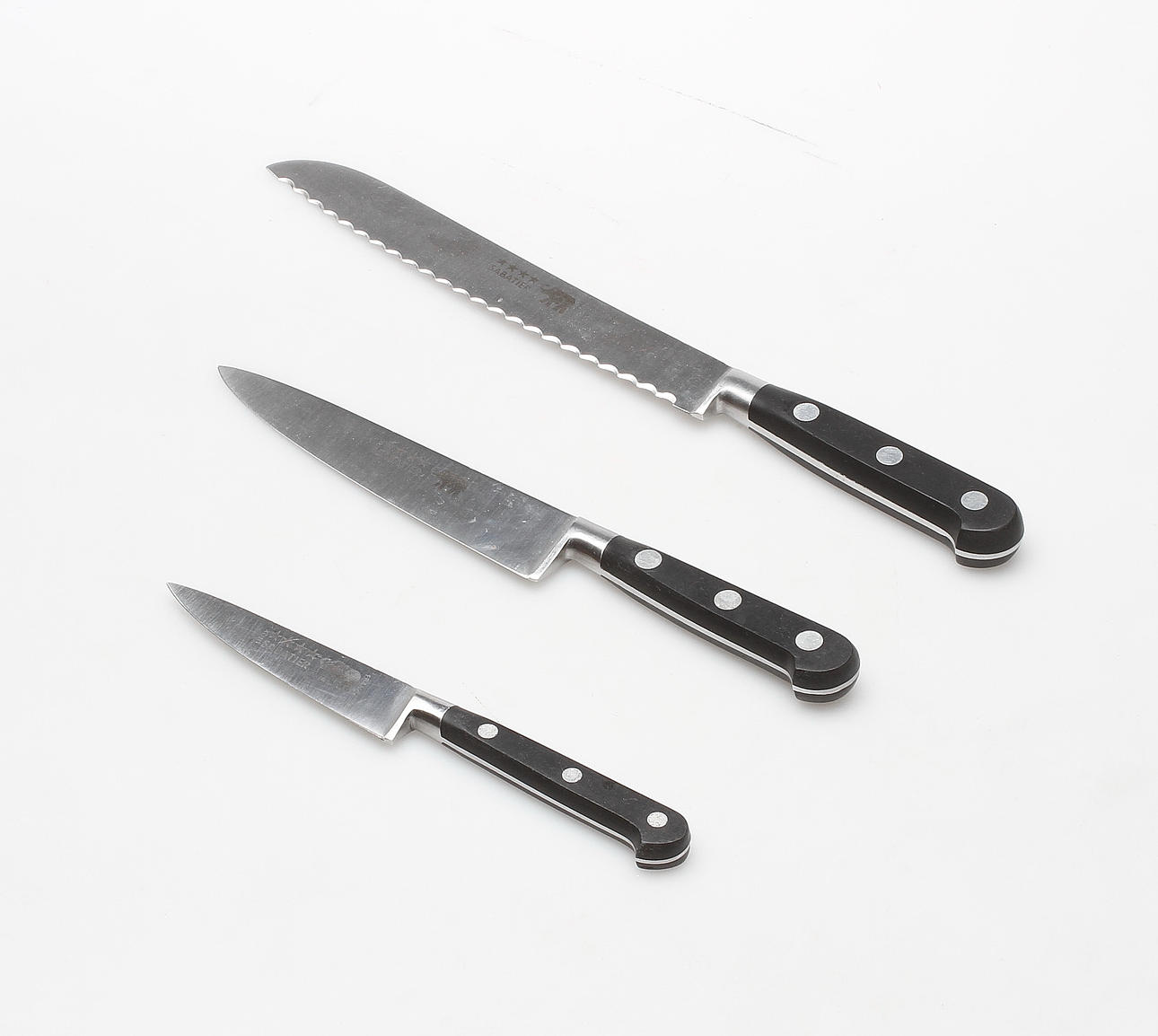 KÖKSKNIVAR SABATIER, 3 st 2000-tal.