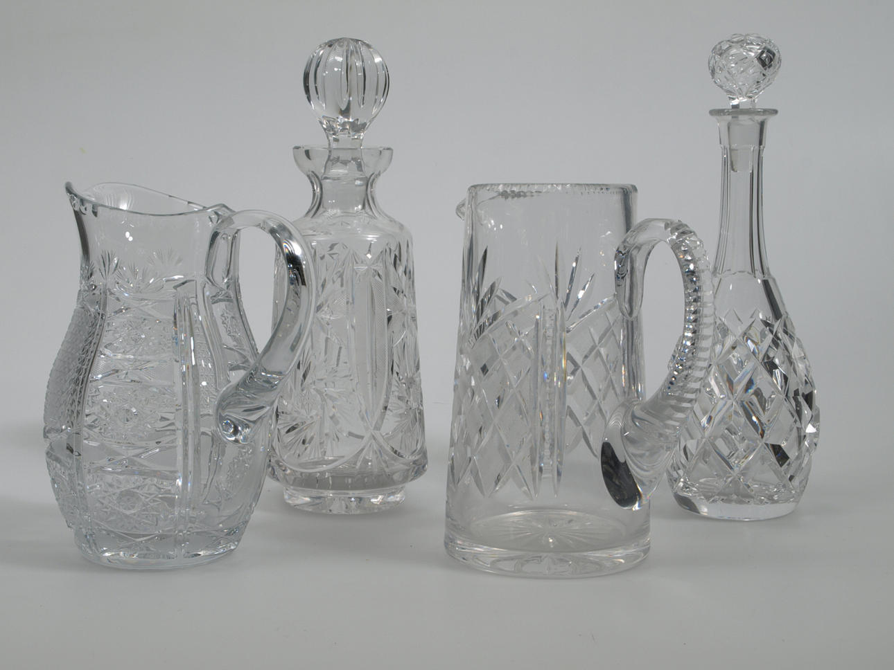 PARTI KRISTALL, 4 delar, Tjeckoslovakien.