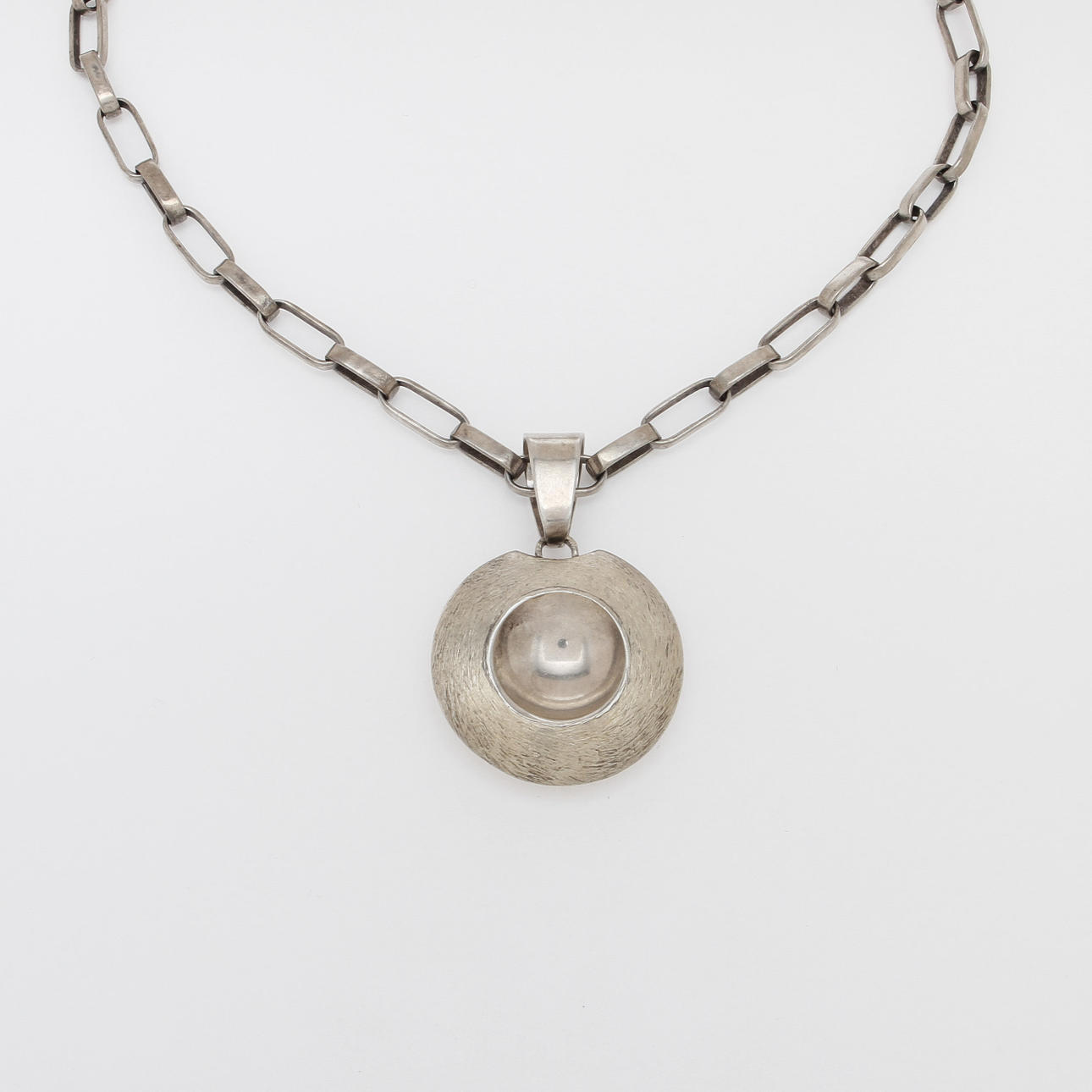 KEDJA med HÄNGE, silver, Sven Erik Högberg, 1975 Göteborg.