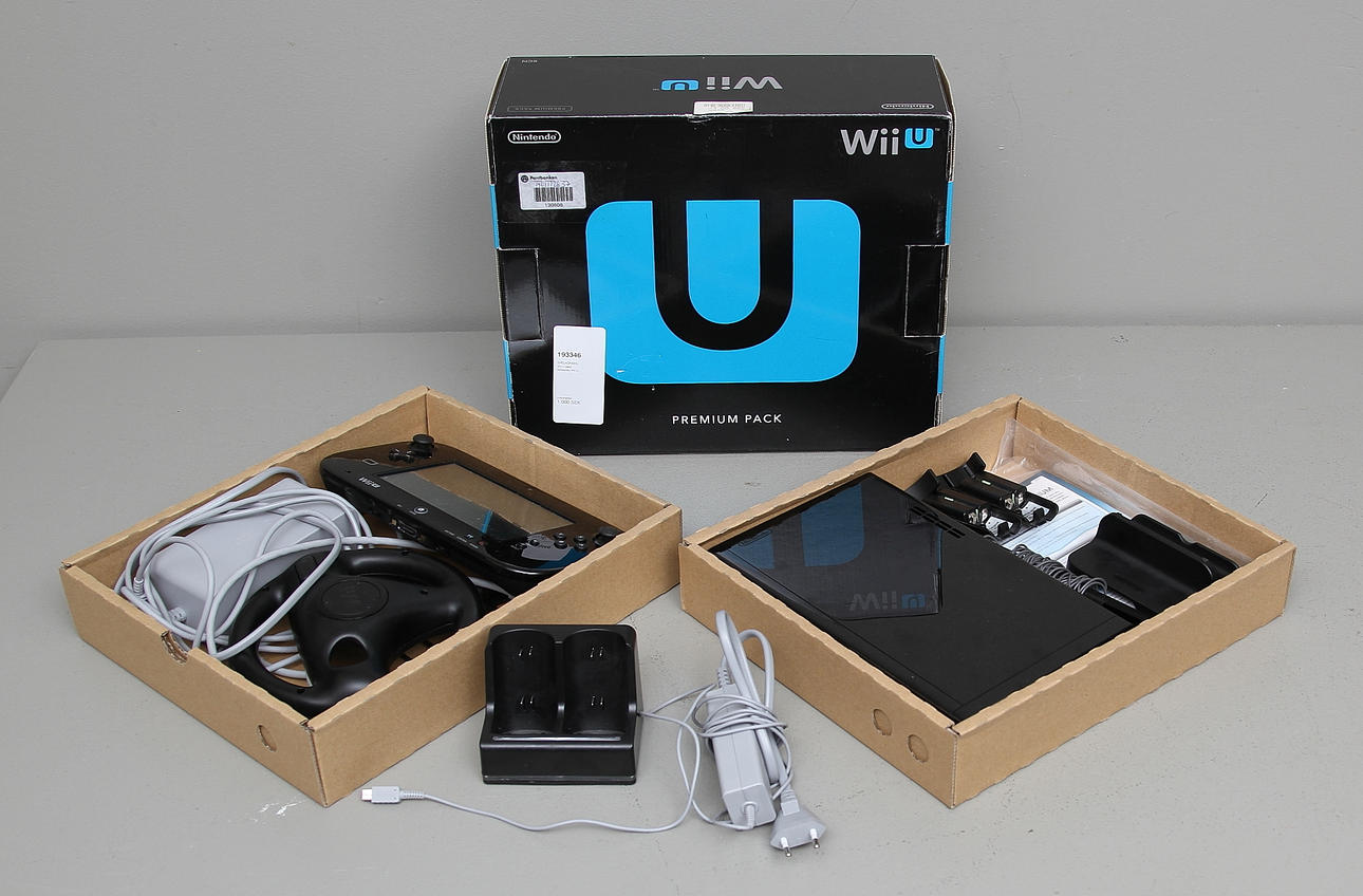SPELKONSOL, Wii U pad, Nintendo Wii U.