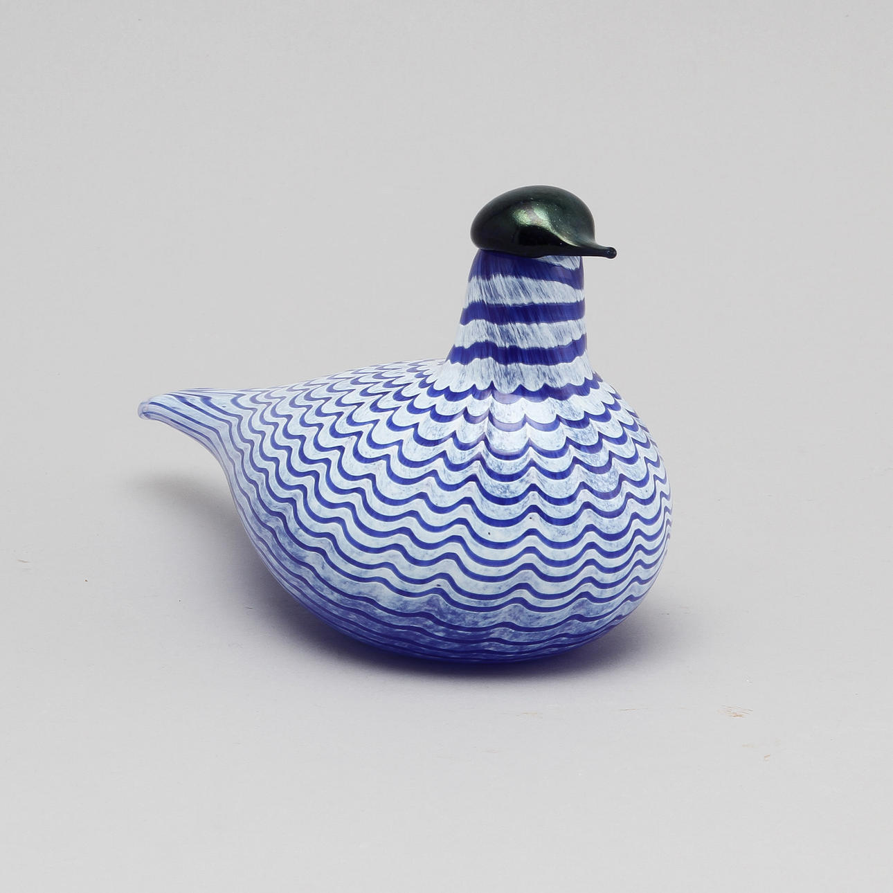 FIGURIN, fågel, glas. Oiva Toikka för Nuutajärvi. Signerad samt etikettmärkt.