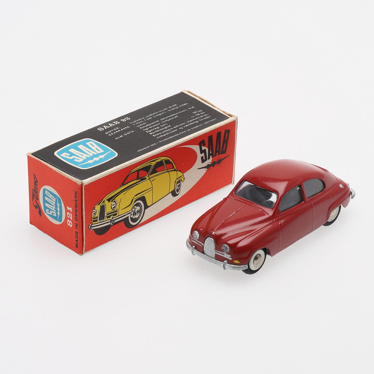 LEKSAKSBIL, SAAB 93, TEKNO.