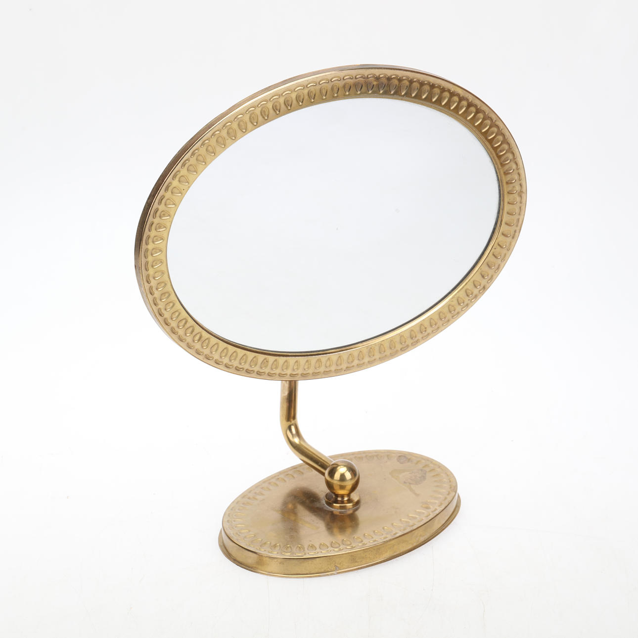ESPEJO DE MESA, latón, "Titti".