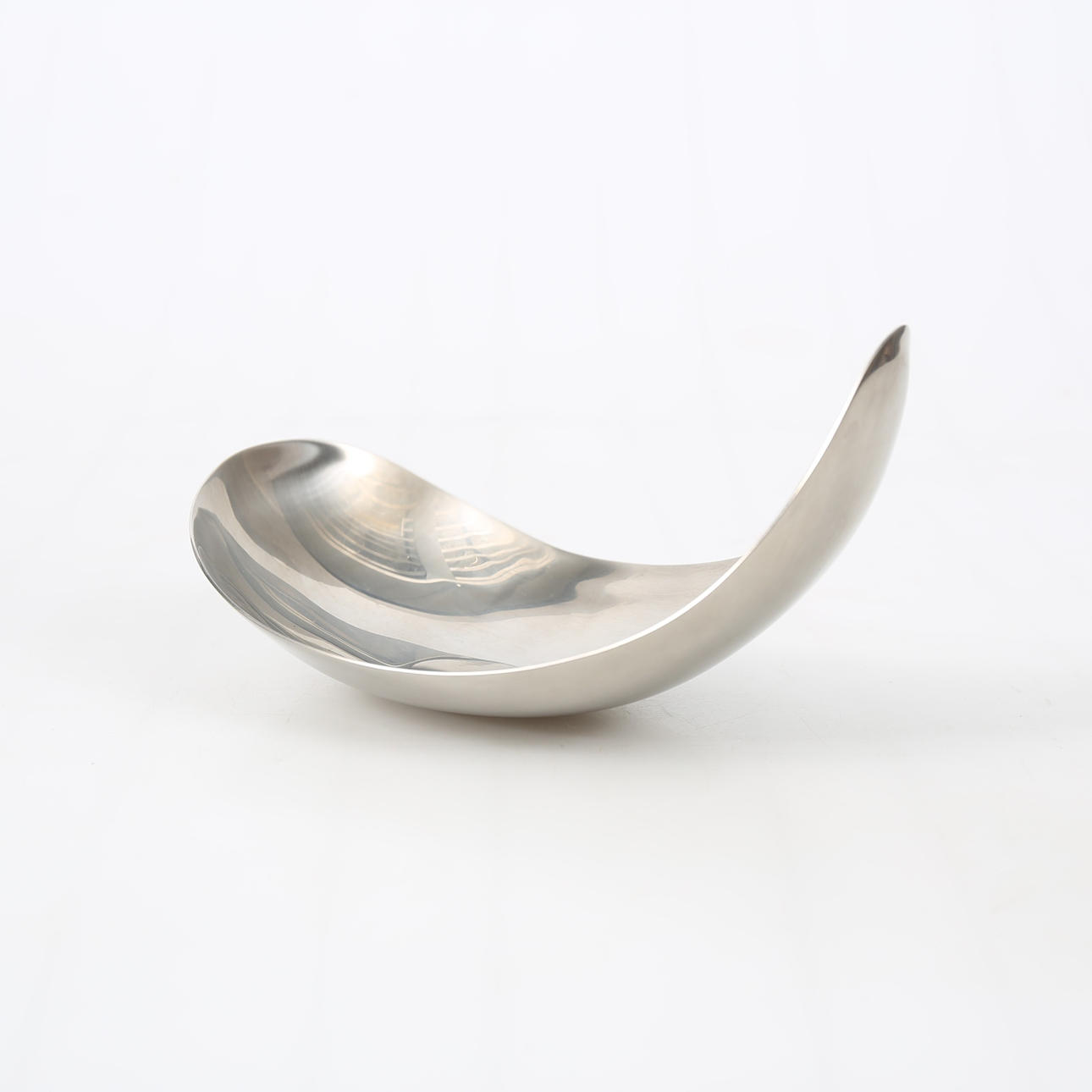 BOWL, stainless steel, marked, Georg Jensen, Denmark.