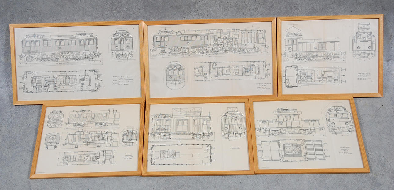 RITNINGAR, tryck, av Tågmodeller.