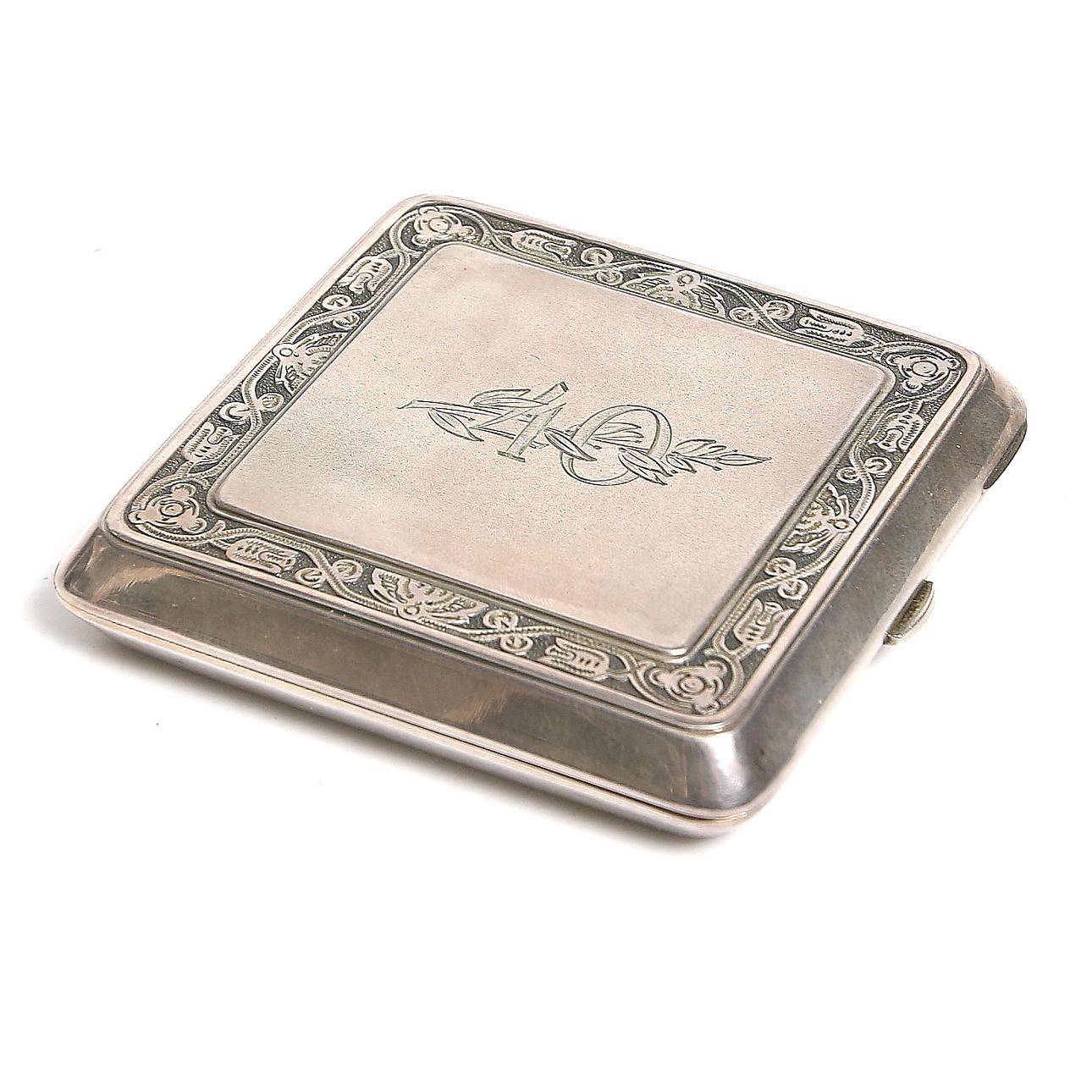 CIGARETTETUI, 875 silver, Tallin, Estland. 1967.