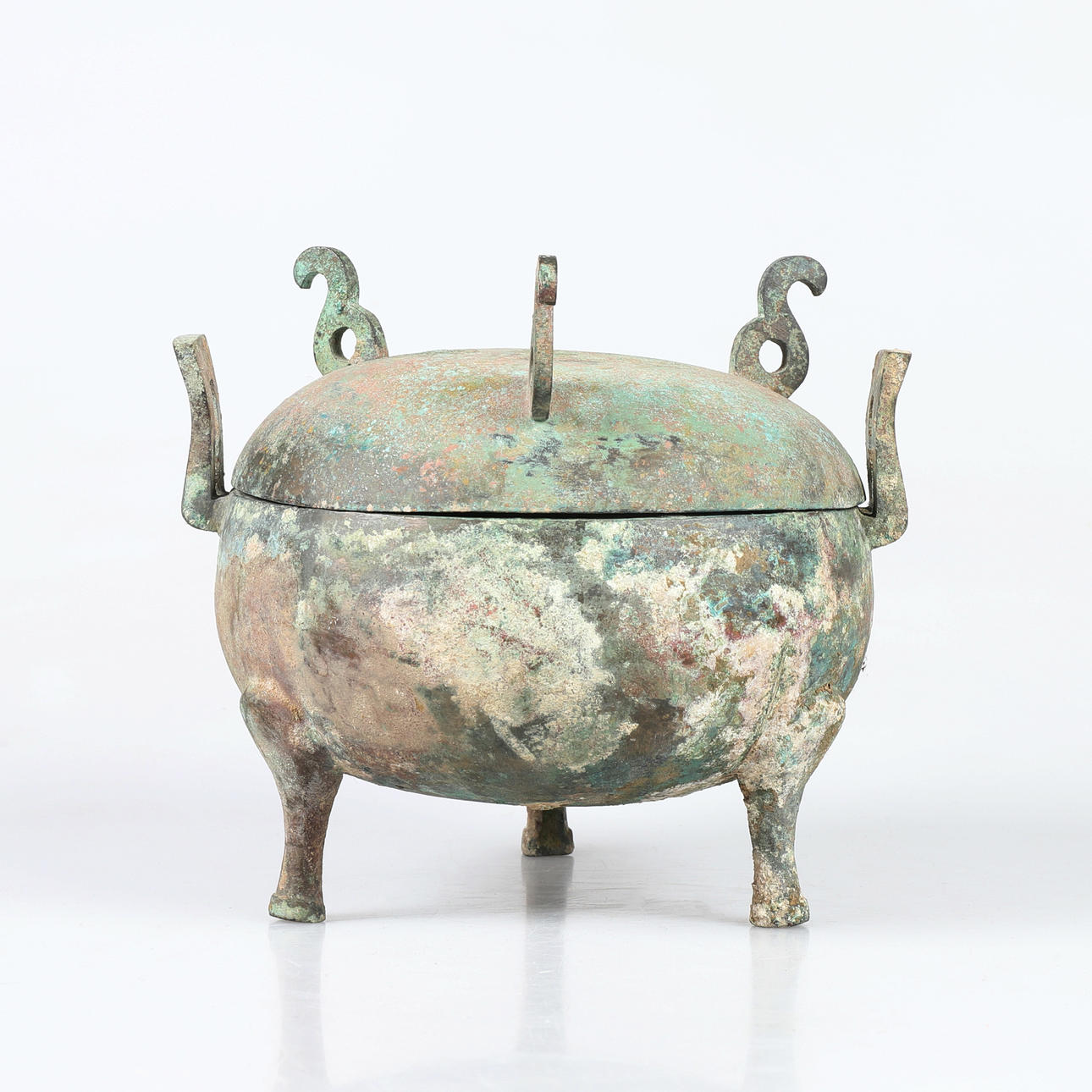 VESSEL, bronze, Han (206-220), China.