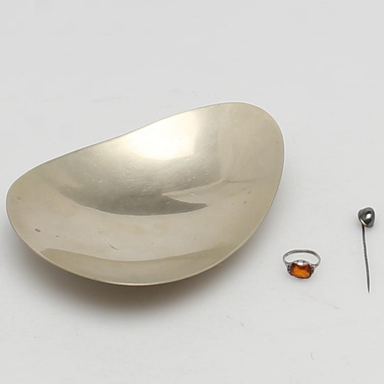 PARTI SILVER. 3 delar. Bl. a Fat Sterling 925. Vikt 115 gram.