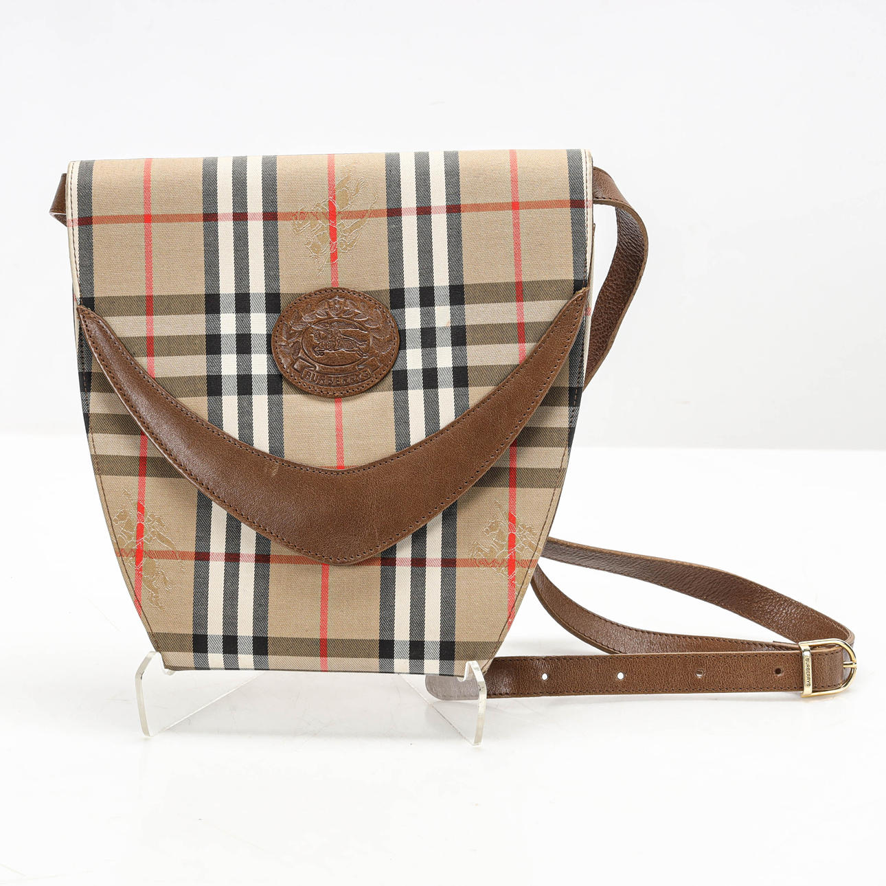BURBERRY, Saddle bag, 1980s.