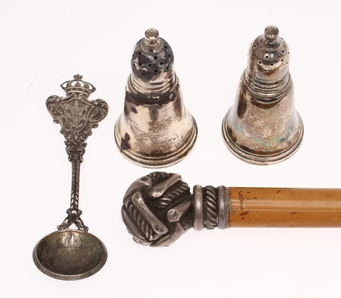 PARTI SILVER, 4 dlr, Käpp, 2 st ströare, sked.