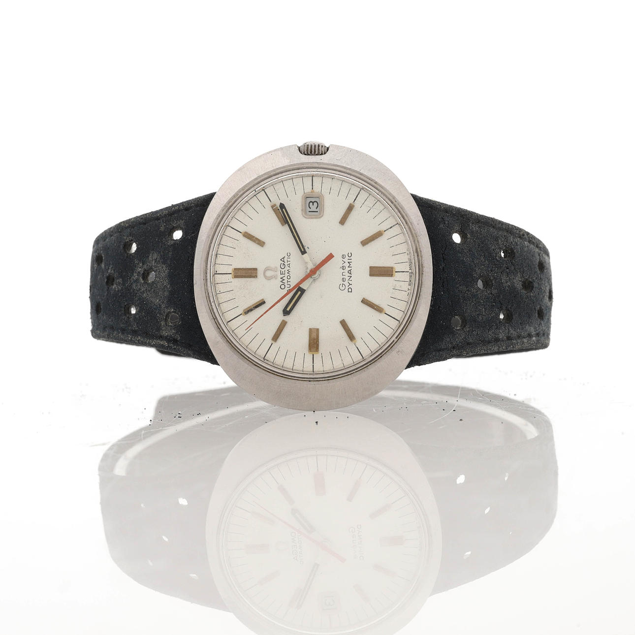 WRIST WATCH, OMEGA Dynamic, automatic, steel, 1970s.