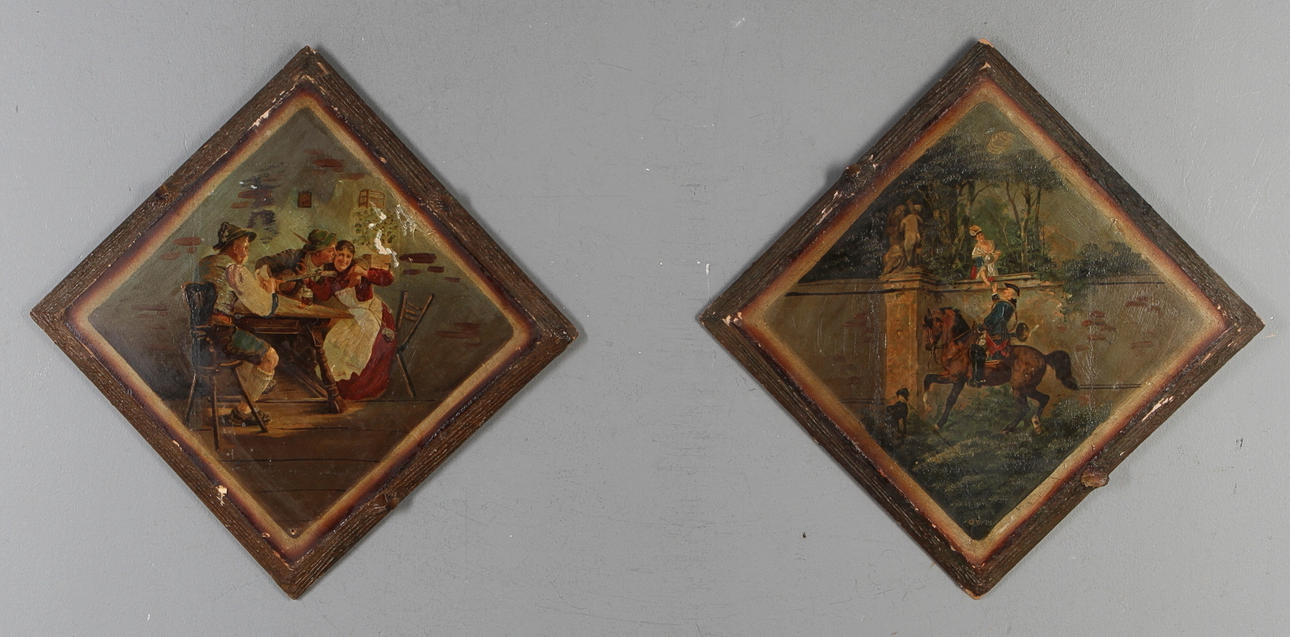 DEKORATIVA TAVLOR, 2 st, 1900-talets första del.