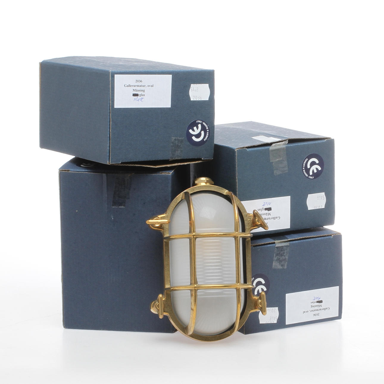 ARMATURER, 4 st, mässing, Foresti & Saurdi, 2000-tal.