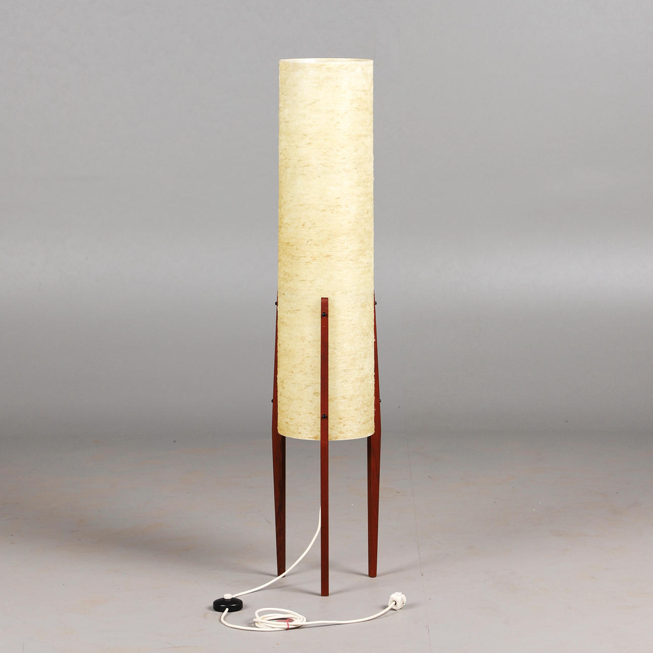 Gulvlampe / lampe, teak, glasfiber, 1960'erne.
