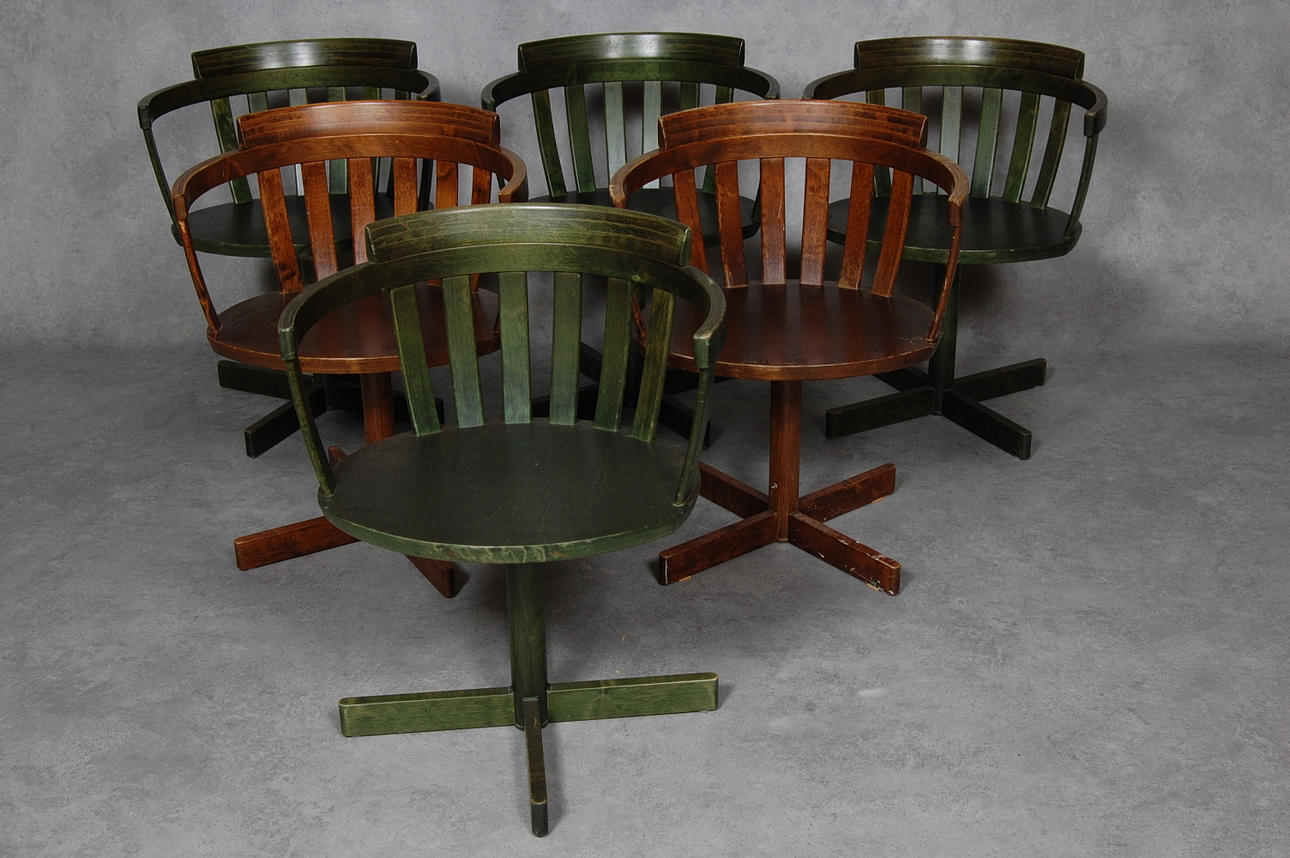 STOLAR, 6 st, design Sune Fromell, Jan Hallåsen 1967.