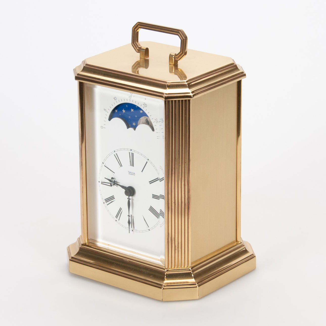 Table clock, Hermie, quartz with moon phase.