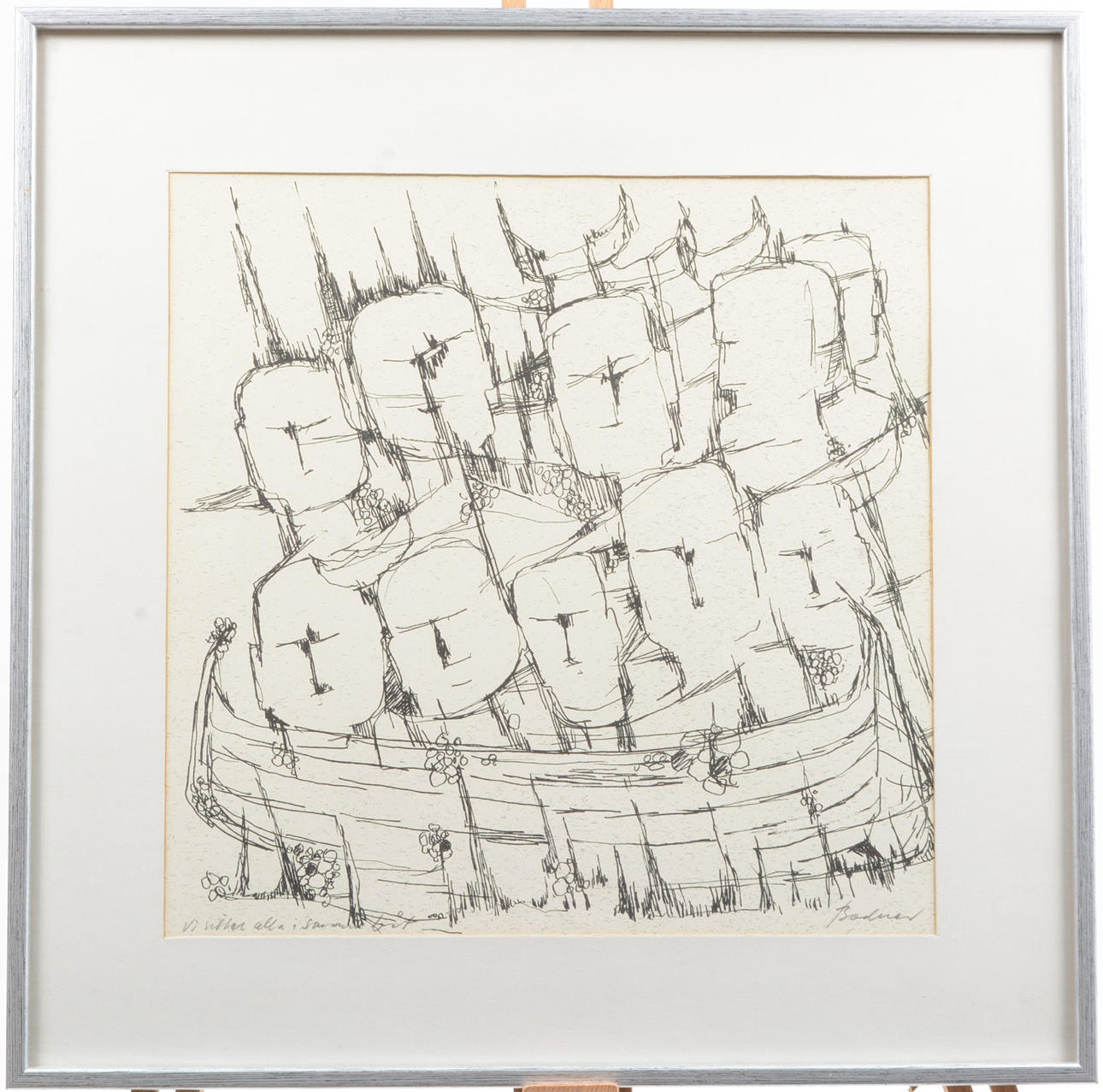 KARL-ERIK BODNER. We are all in the same boat. marker.