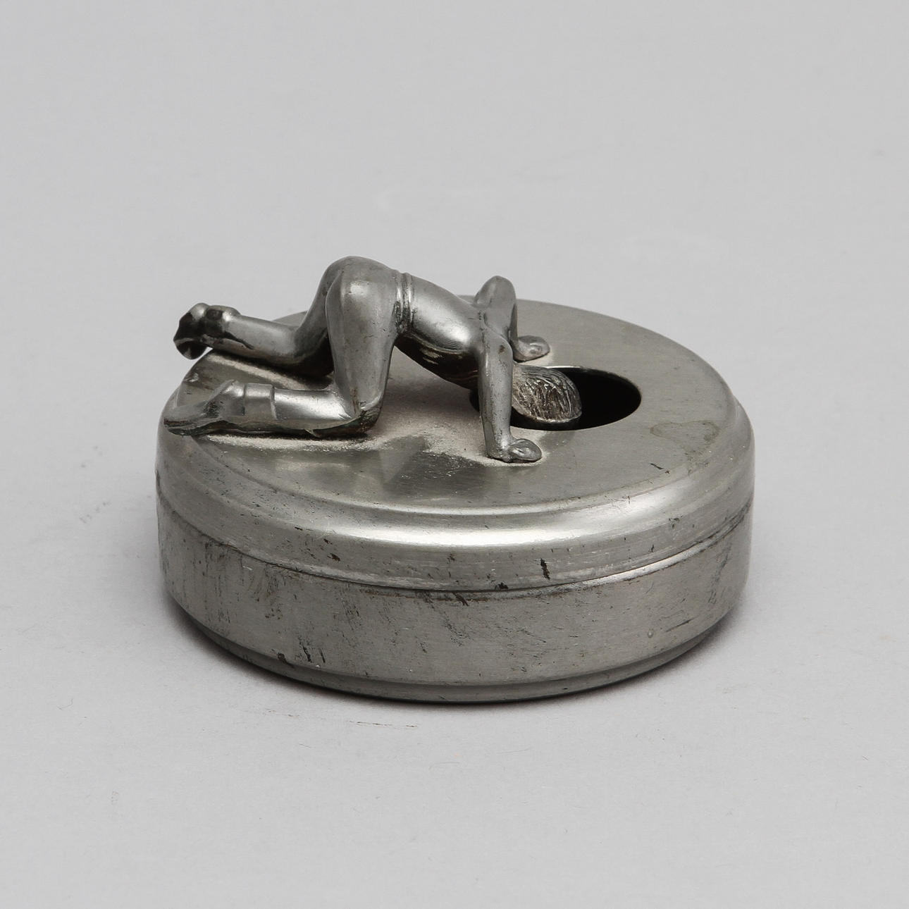 KNAPPASK, tenn, Widerholm & Dahlberg, Eskilstuna 1930-40-tal.