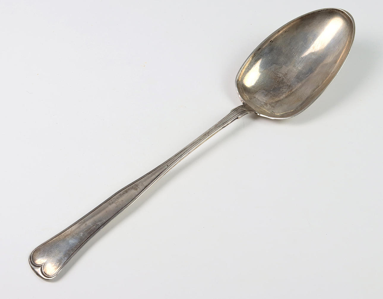 Antik stor serveringssked Köpenhamn, omkring 1857.