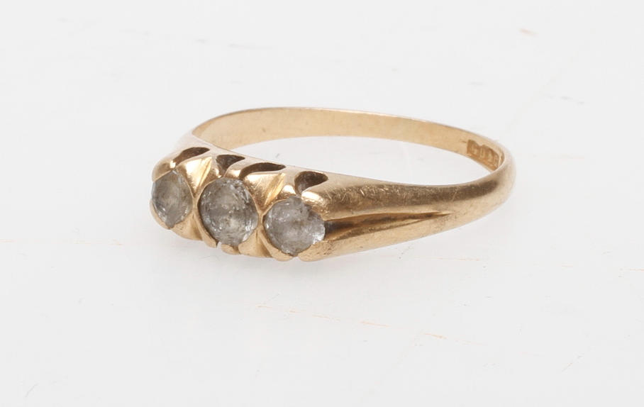 RING, 18k guld, vikt ca 3 gr.