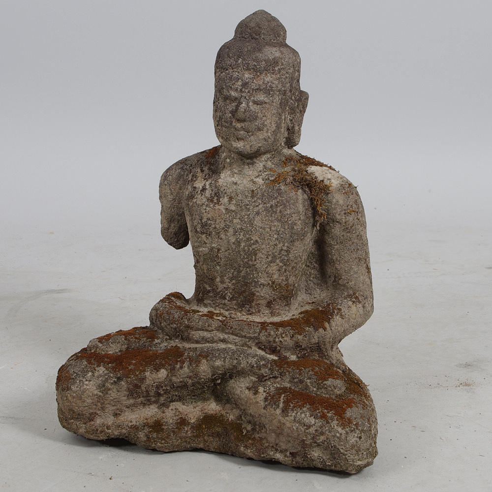 SKULPTUR, Buddha, lavasten, Centraljava.