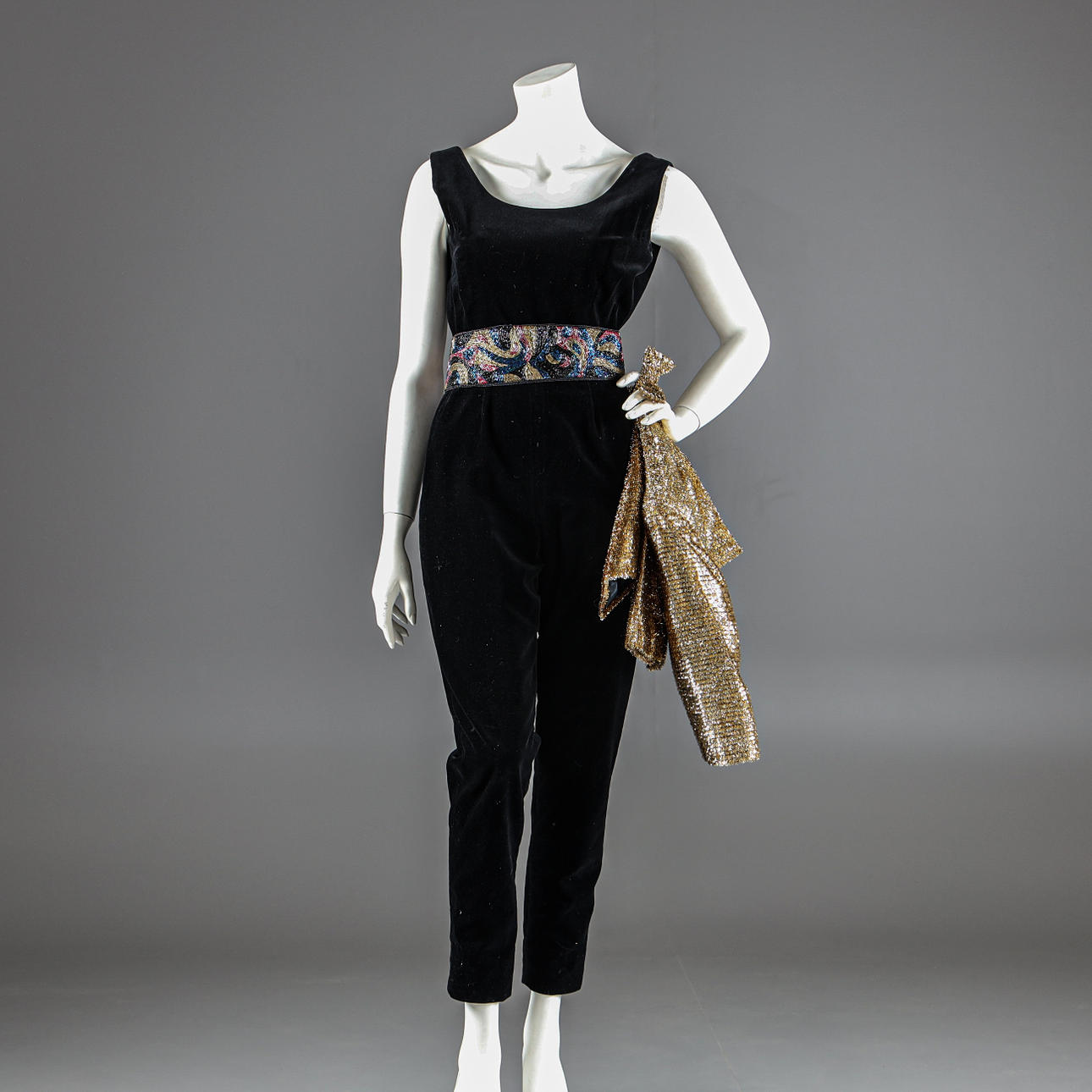 JDE MODEL, Jumpsuit, 3dlr, 1960s.