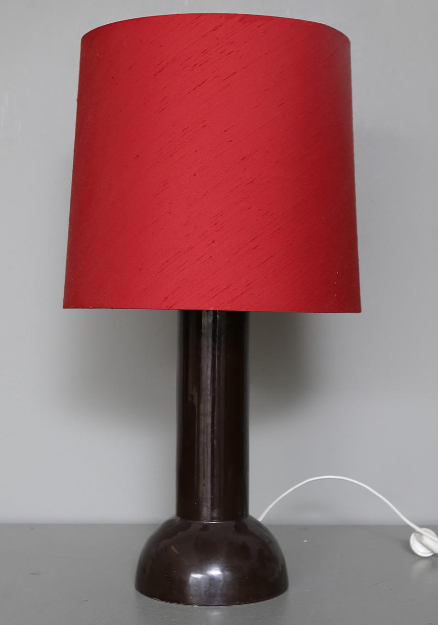 BORDSLAMPA, keramik, 1900-talets andra hälft.