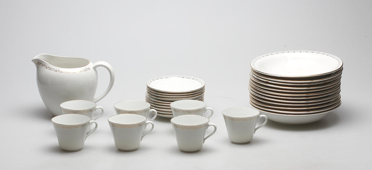 SERVIS, 44 delar, "Finess", Rörstrand, 1900-tal.