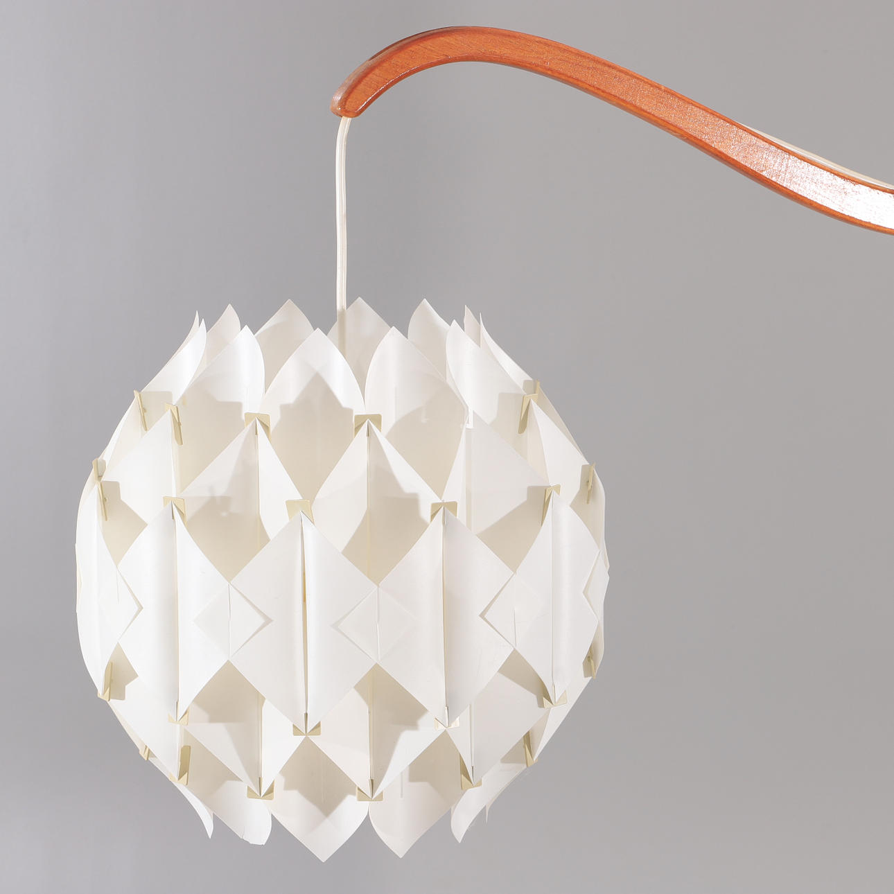 LARS SCHIÖLER. Wall lamp, plastic, Høyrup, Denmark.