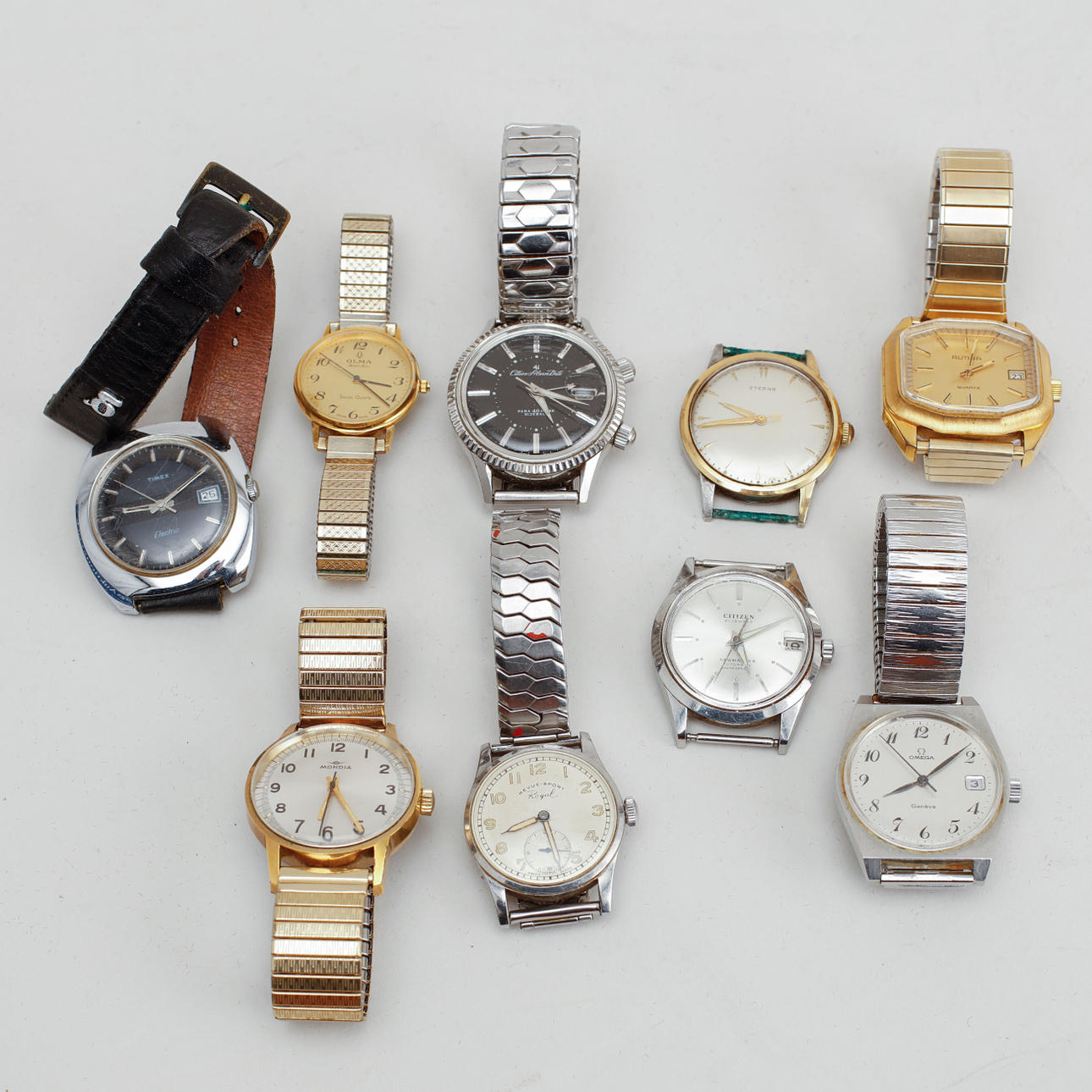 BRACELET WATCH, 9 pcs.