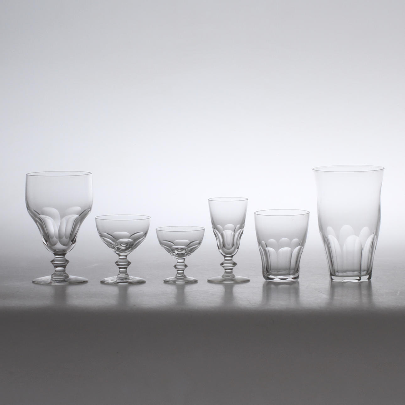 GLASSERVIS, 67 delar, Elis Bergh Kosta.