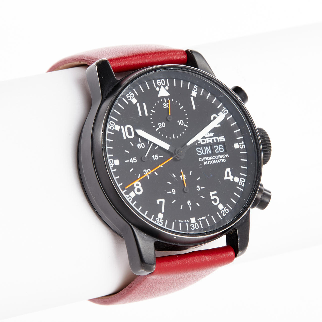FORTIS, wristwatch, steel, automatic, chronograph, 2004.