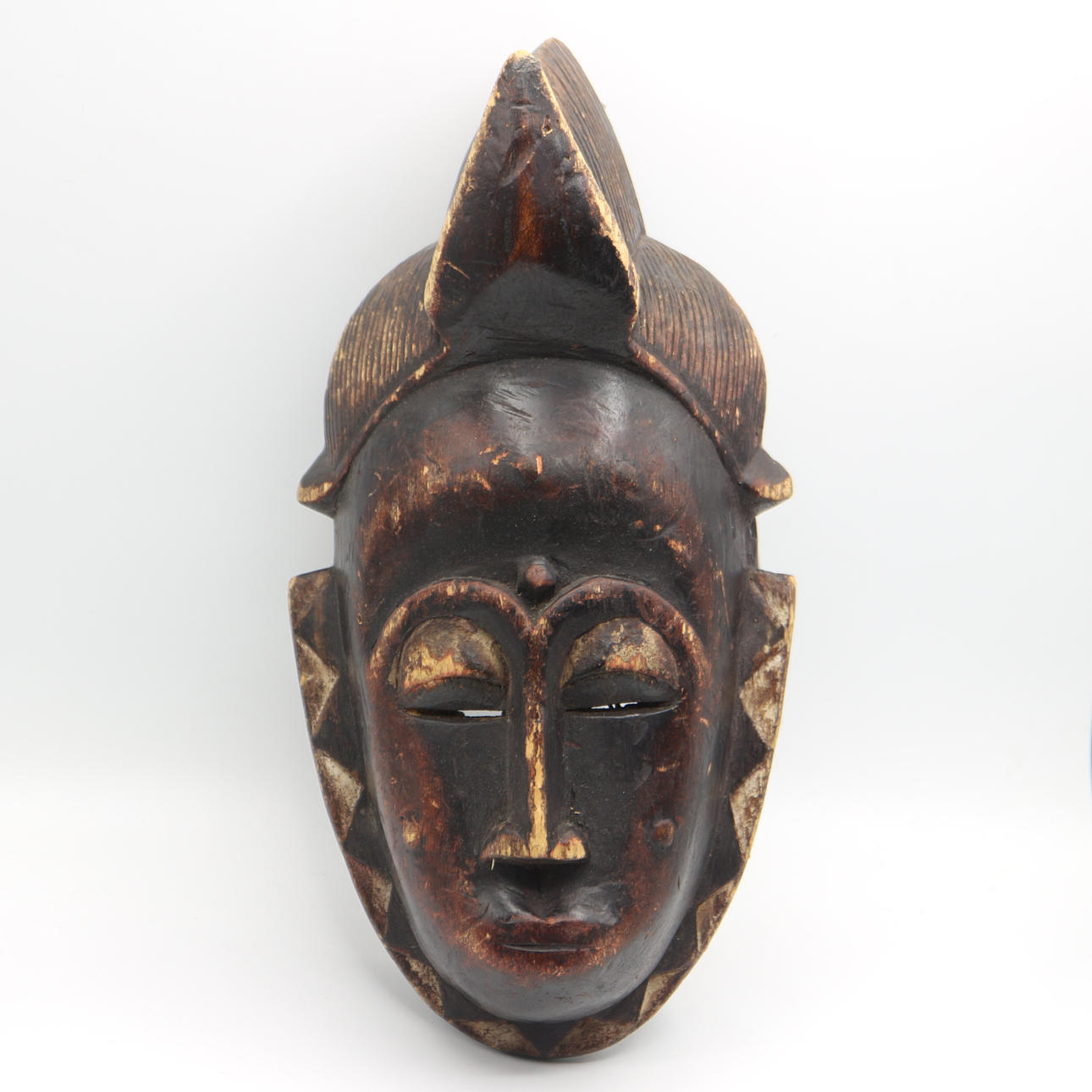 ANTIGUA MASCARA AFRICANA DE MADERA.