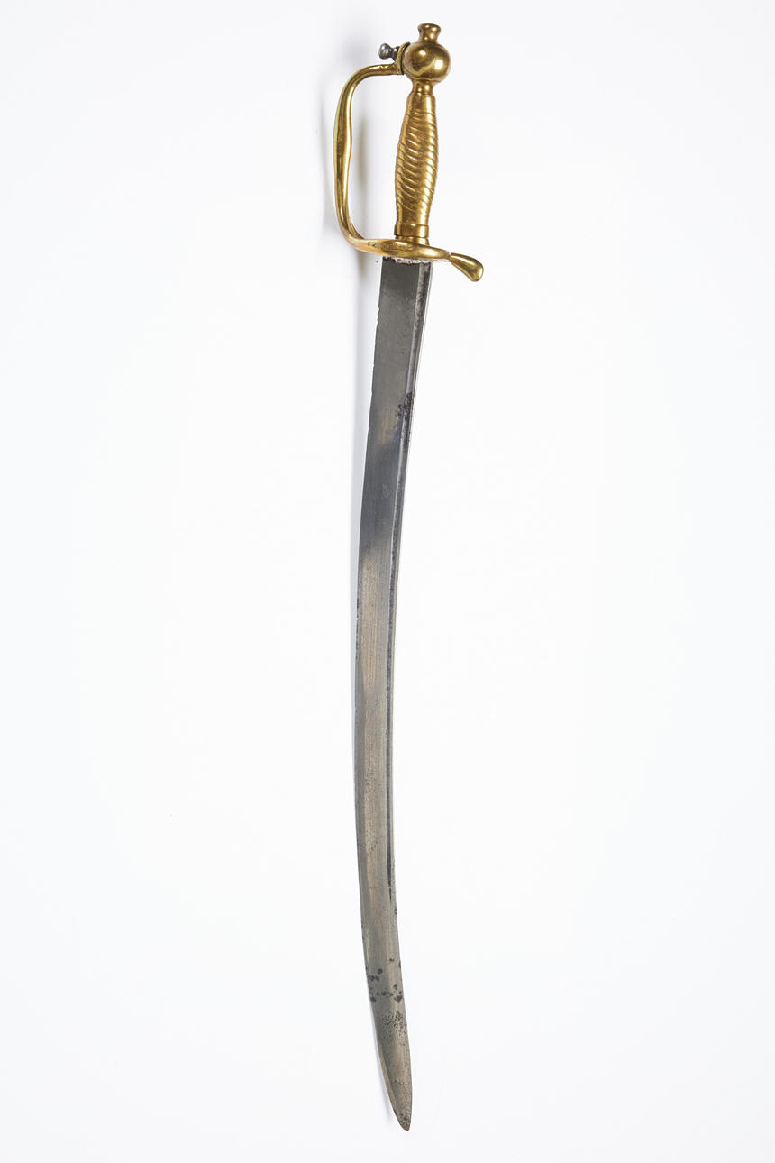 HUGGARE, Swedish, m/1748-1856, brass mount.