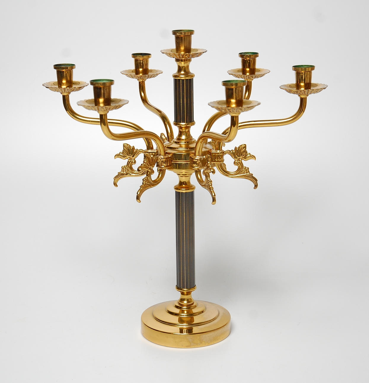 KANDELABER, 7- armad, 1900-tal.