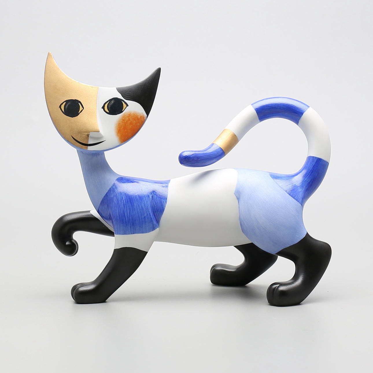 FIGURIN, katt, porslin, Goebel, Rosina Wachtmeister.