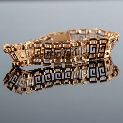 ARMBAND. Guld, 750 ,15,41g.