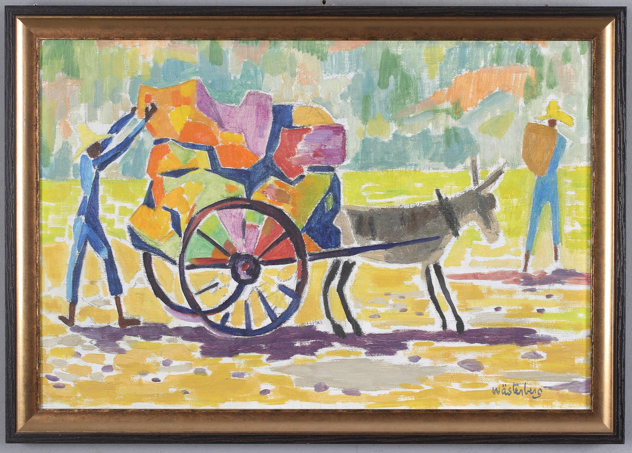 SVEN-ERIK WÄSTERBERG. Pack donkey, oil on canvas, signed.